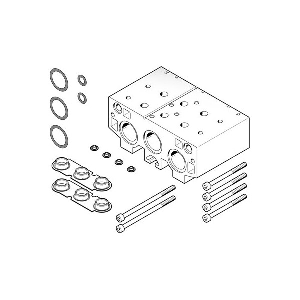 Festo Manifold Block VABM-B10-30EEE-G34-2 VABM-B10-30EEE-G34-2 - main